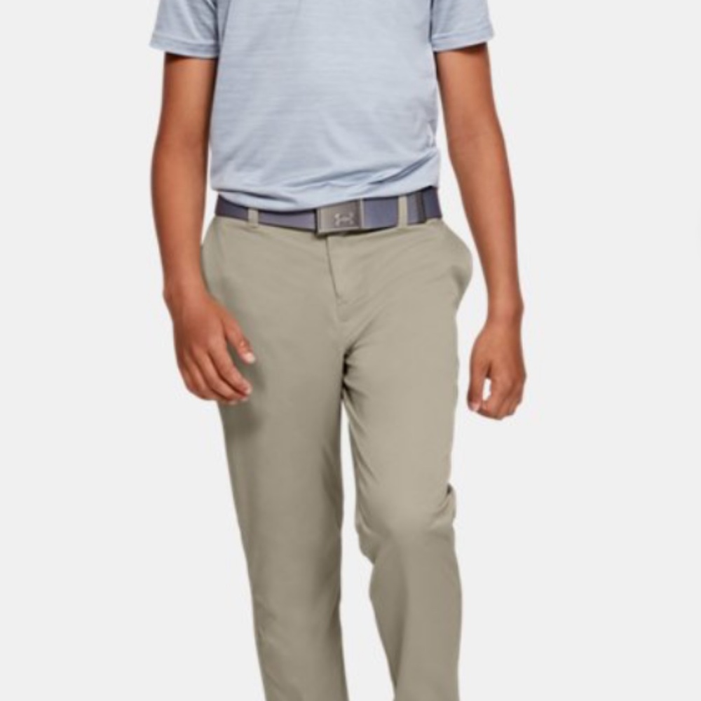 Under Armour Boys Size 14 Khaki Loose Coupe Pants